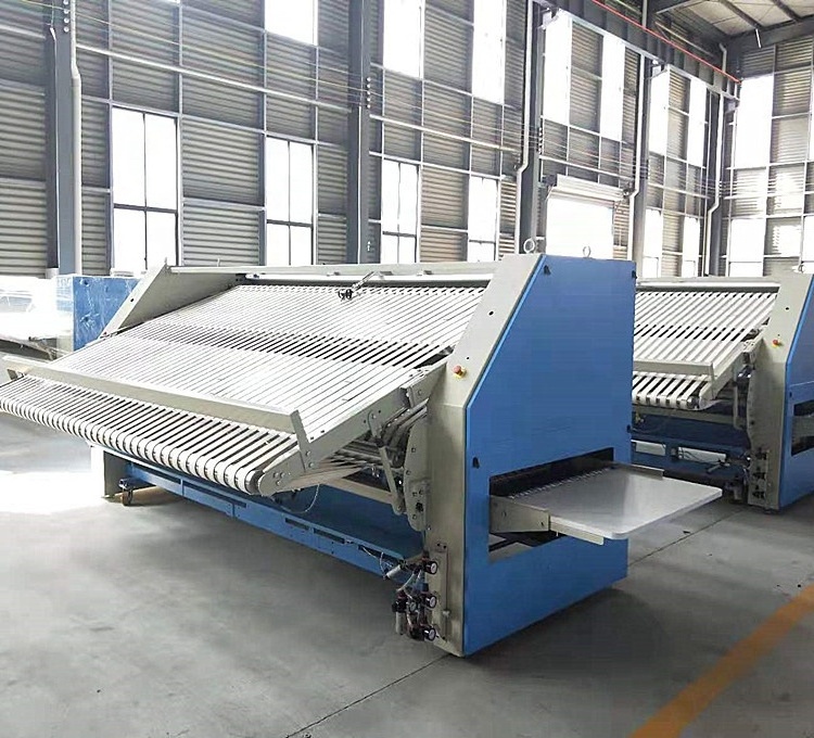 Commercial Laundry Equipment Automatic Linen Sheets Folder  Hotel Sheet Folding Machine