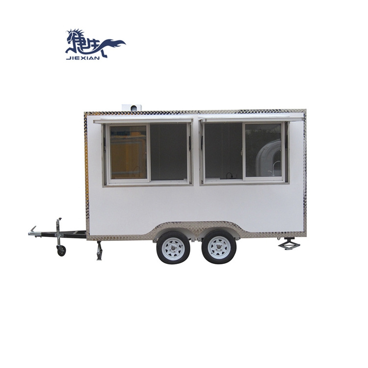 JX-FS350 Customized beer bar fast food trucks mobile food trailer for sale