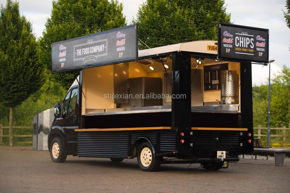 JX-BT550CT China small electric street mobile food cart/food truck/food trailer for sale