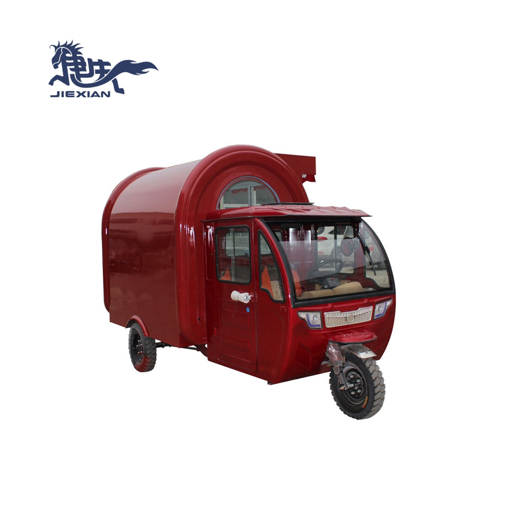 JX-FR220GH Pizza Truck Europe Sale Juice Cart Electric Food Tricycle Gelato Food Carts Hot Dog Stand Ice Cream Truck Ape Piaggio