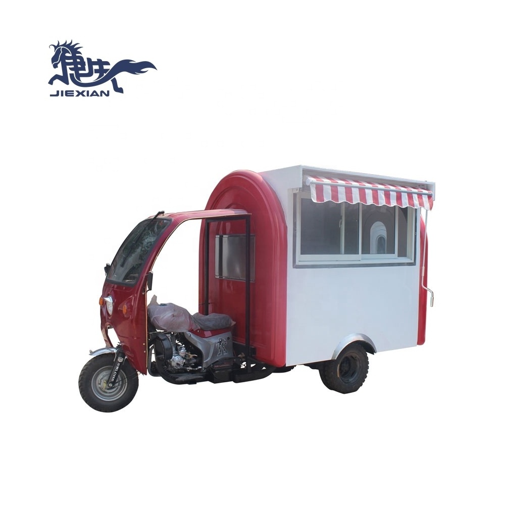 Mobile Food Cart Outdoor Kiosk Juice Cart Moto Food Truck