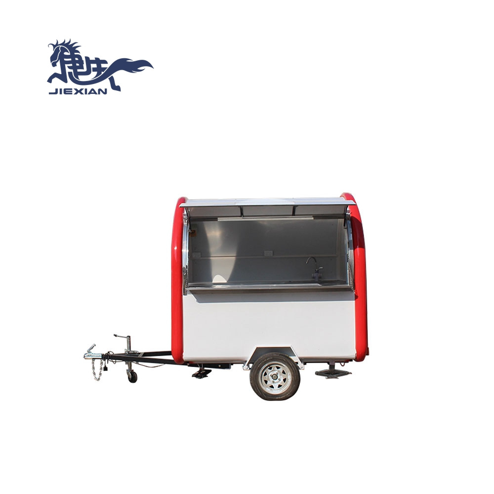 JX-FR220W China Supply Fast Food Trailer Fully Equipped Hot Dog Trailer Mobile Food Trailer