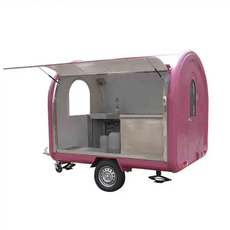 Cheap caravan van kiosk italian ice cream stick display cabinet cart