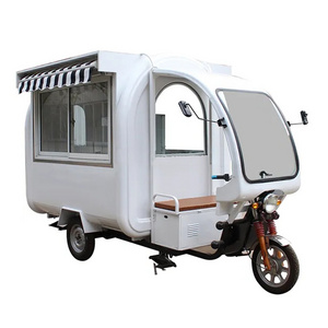 JX-FR220GH 3 wheel electric tricycle food truck for sale