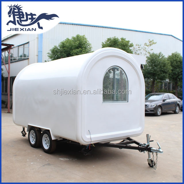 JX-FR350WH China churros food trailer mobile food truck ice cream awning