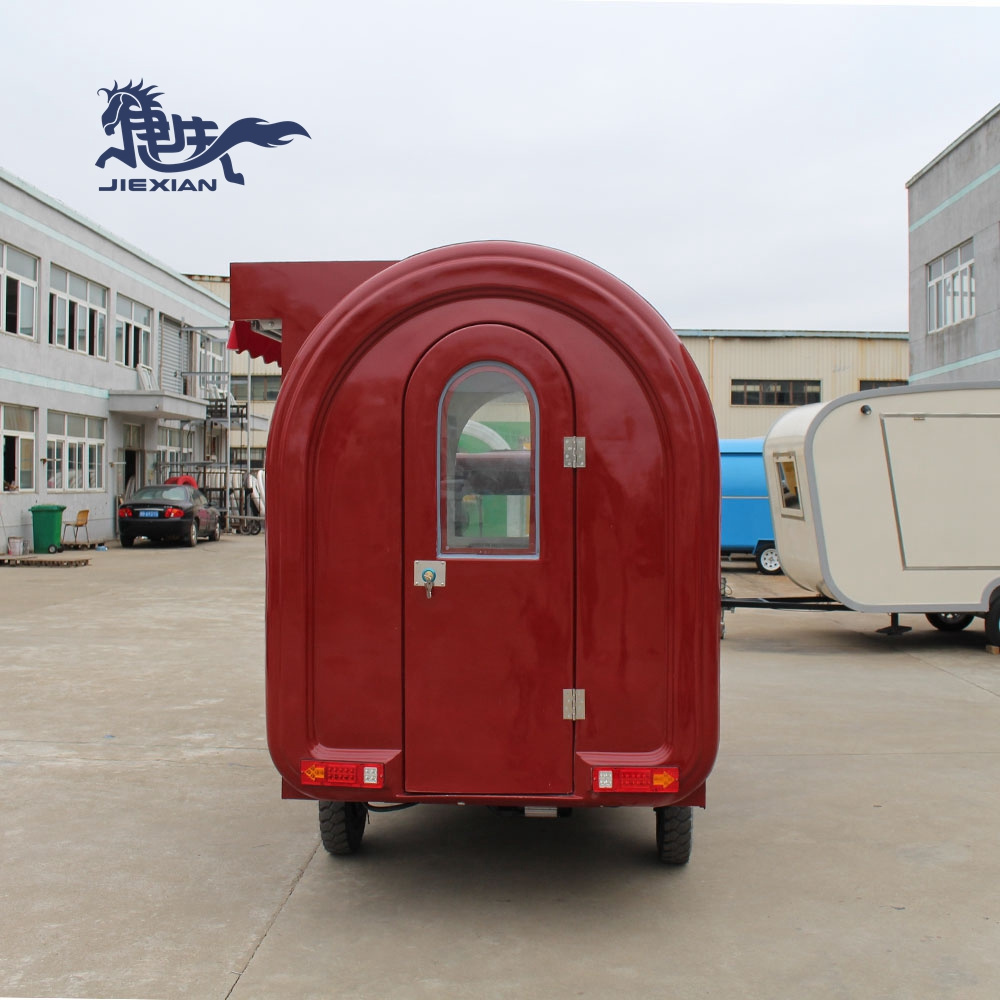 JX-FR220GH Latest Design Mobile Bar Ice Cream Cart Electric Food Truck Churros Tricycle For sale