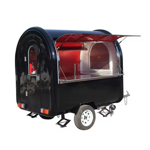 2.2 meter small mobile food truck for slush hot dog coffee ice cream fast food truck bicycle factory price China for sale