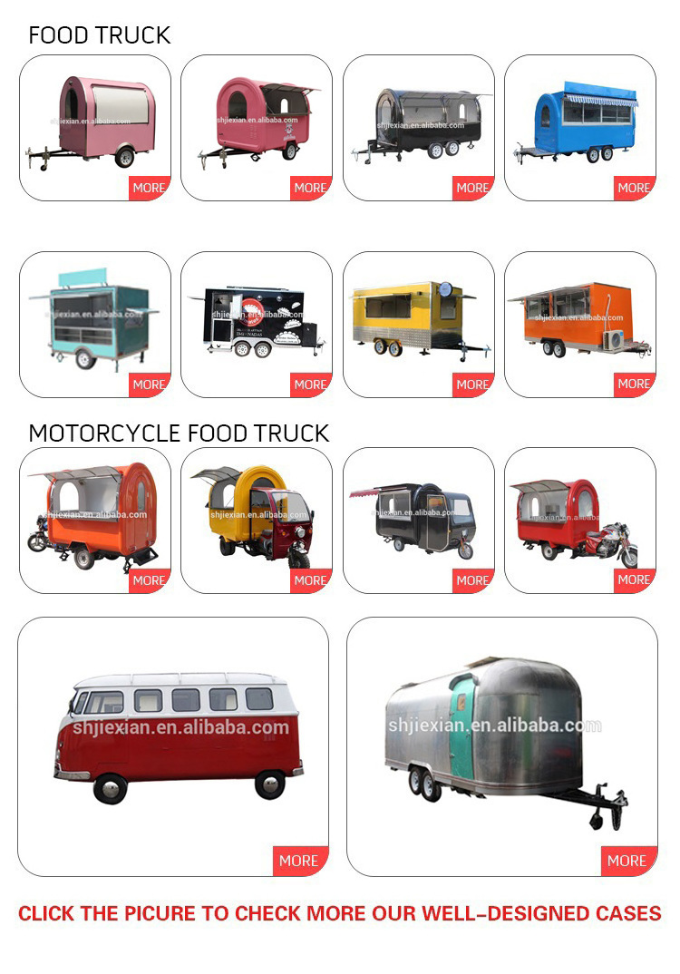 JX-FR220GH Hot sale Mobile multifunctional Street food Snack car/fast food van/electric food truck