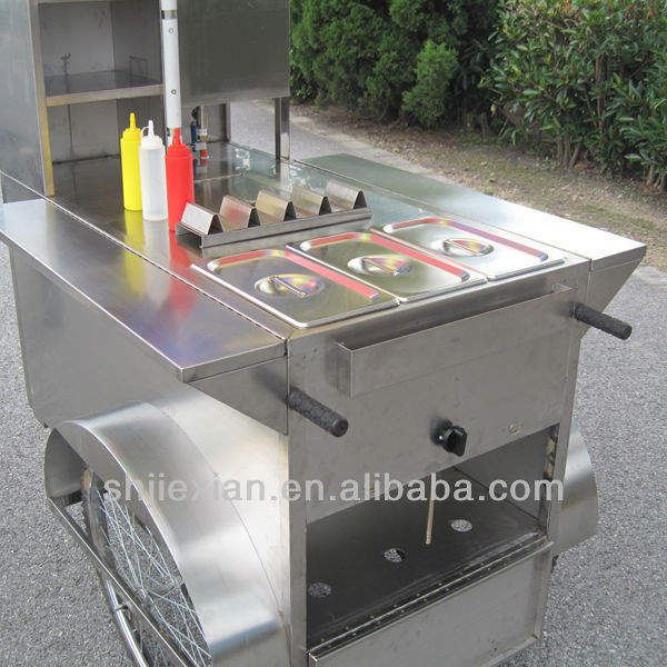 JX-HS120B mobile bbq cart hot dog kiosk mobile bbq cart hot dog kiosk bike hot dog carts