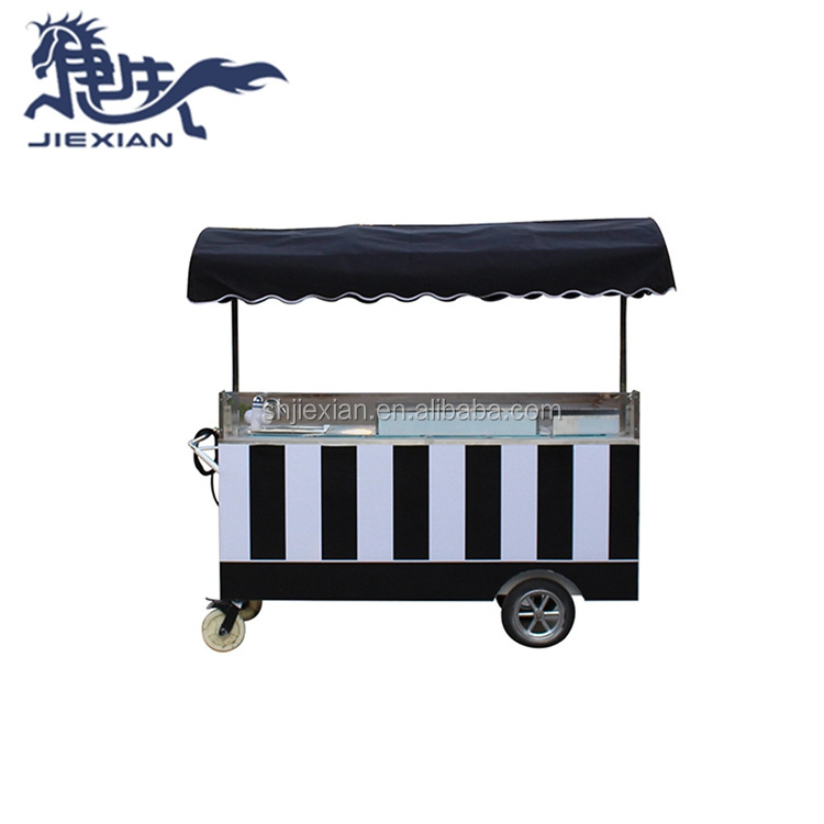 JX-CC180 street food kiosk Vending Machine coffee crepe cart taco cart for sale