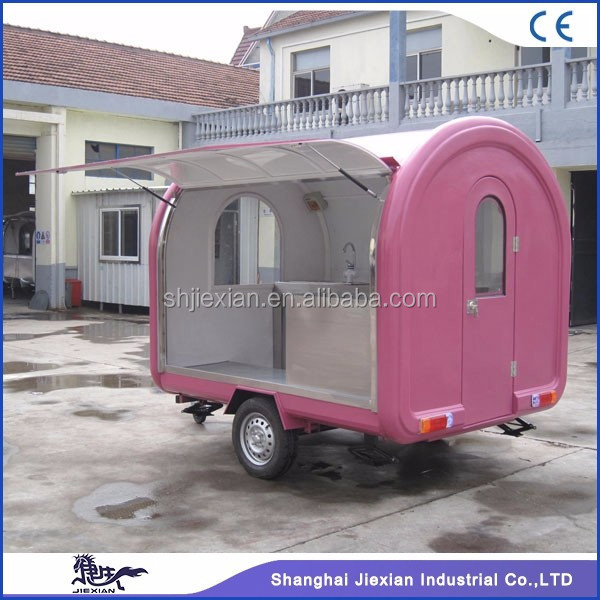 JX-FR250W Mobile Used Food Catering Trailers/Fast Food Concession Trailer/Towable Food Trailers for Sale