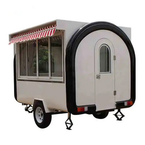 CE ISO approved Professional vending cart for Hot Dog, BBQ, Ice cream, Popcorn, Pizza, Coffee. Mobile food trailer for sale