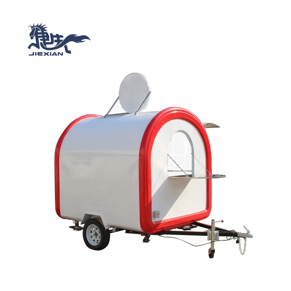 JX-FR220W China Supply Fast Food Trailer Fully Equipped Hot Dog Trailer Mobile Food Trailer