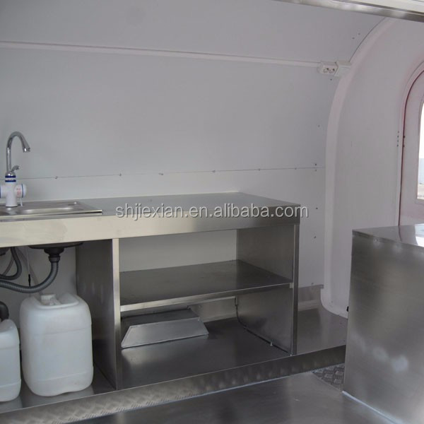 JX-FR250W mobile bar trailers mobile food trailer food wagon mobile food cart for sale philippines