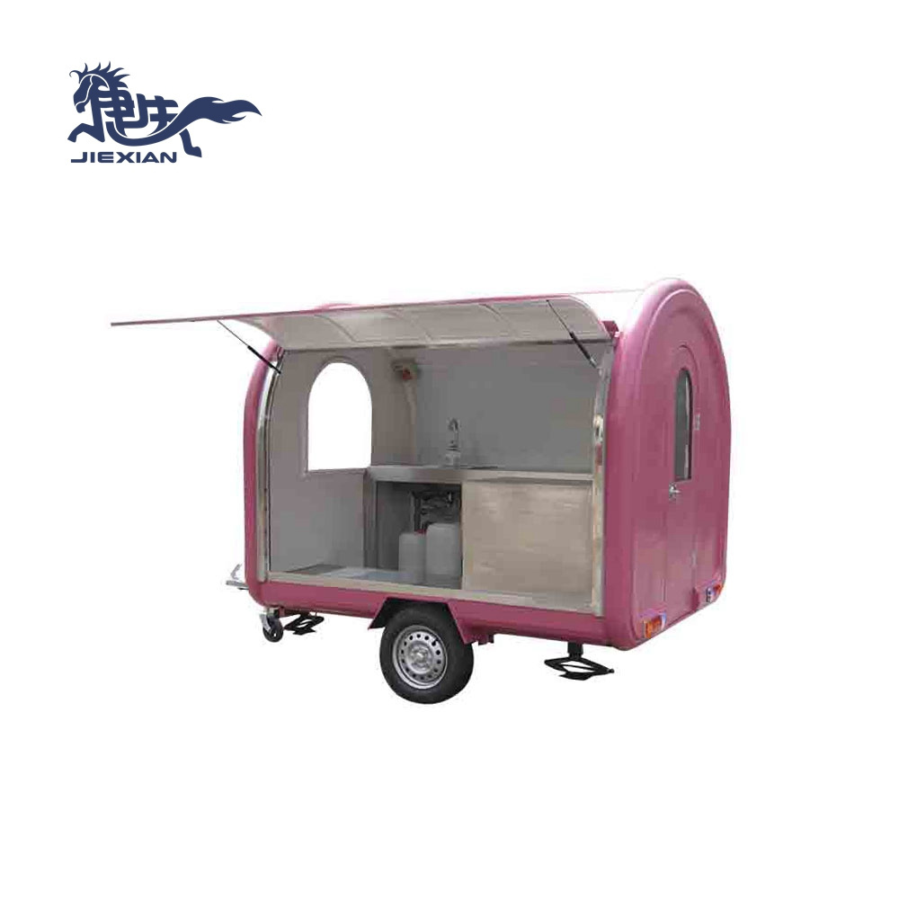 JX-FR250W mobile bar trailers mobile food trailer food wagon mobile food cart for sale philippines