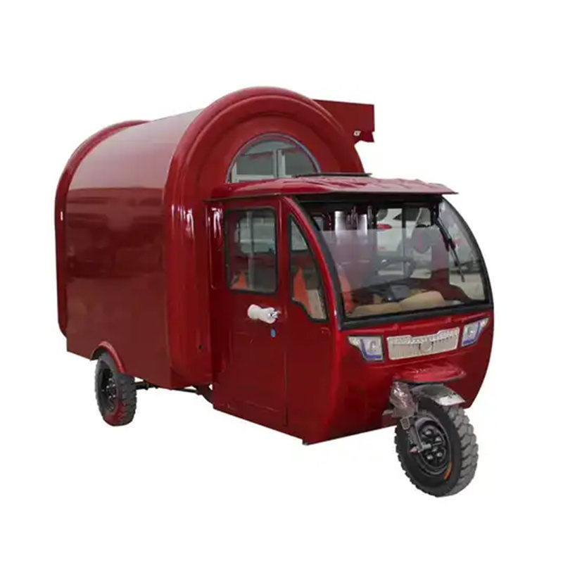 JX-FR220GH Electric Mobile Tuk Tuk Food Cart Food Truck Piaggio Ape For Sale