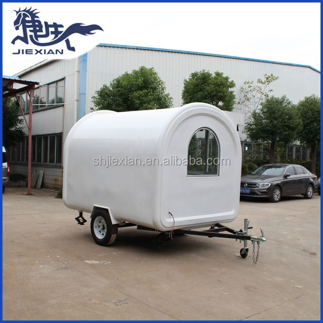 JX-FR280WH Street juice drinks milk tea kiosk cart /food carts mobile food trailer