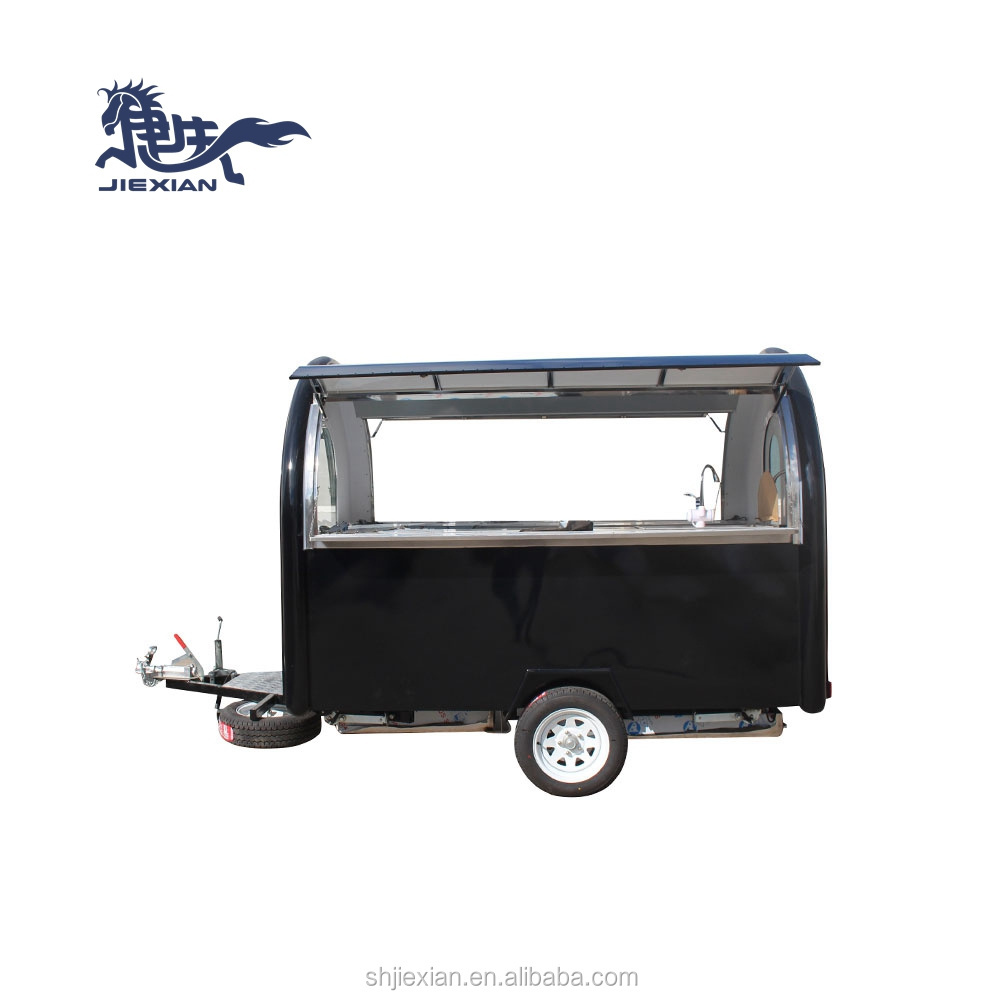 JX-FR280WJ Remolque para comida rapida food truck for coffee food stall design fast food kiosk outdoor