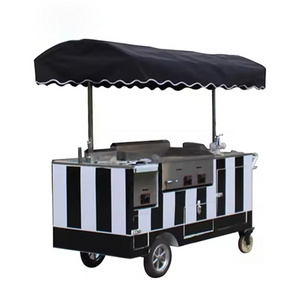 JX-CC180 street food kiosk Vending Machine coffee crepe cart taco cart for sale