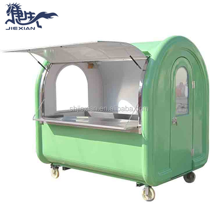 JX-FR220A french fries kiosk bbq food cart for sale/ ice cream cart fast food kiosk