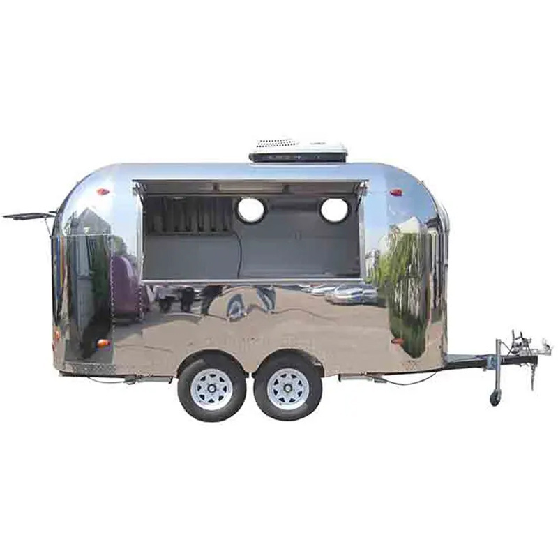 JX-BT400 Mini Camper Trailer/Food Catering Mobile Stainless Steel Food Truck