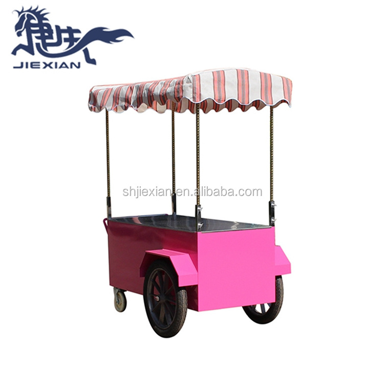 JX-IC160 Popular sweet corn cart cotton candy cart movie popcorn cart