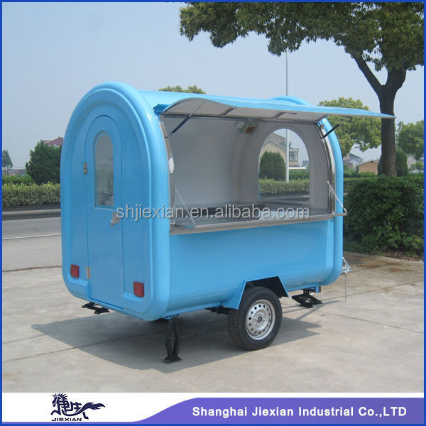 JX-FR220B Customized mobile coffee trailer car juice stall/food truck mobile food trailer