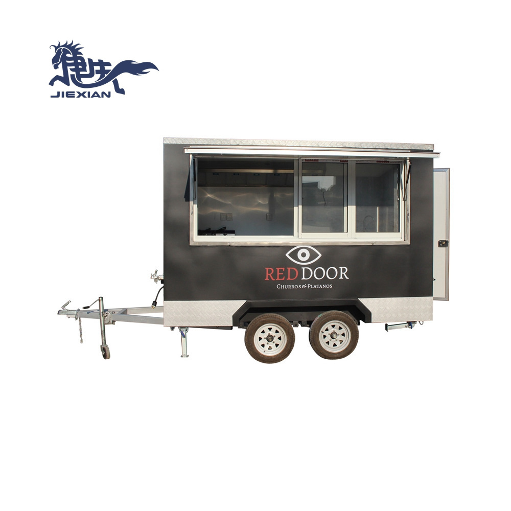 JX-FS300 Fully Equipped enclosed Mobile Food Concession Truck/Ice Cream Vending Trailer/Hot Dog Cart