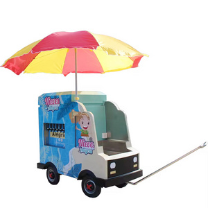 JX-FK172 Snow Cone Cart Churro Trailer Outdoor Food Cart Cars Hamburger Dumpling Food Carts With Kitchen