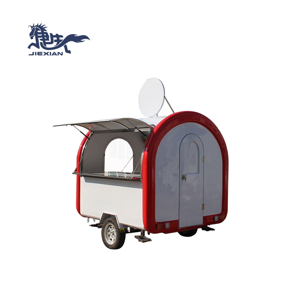 JX-FR220W China Supply Fast Food Trailer Fully Equipped Hot Dog Trailer Mobile Food Trailer