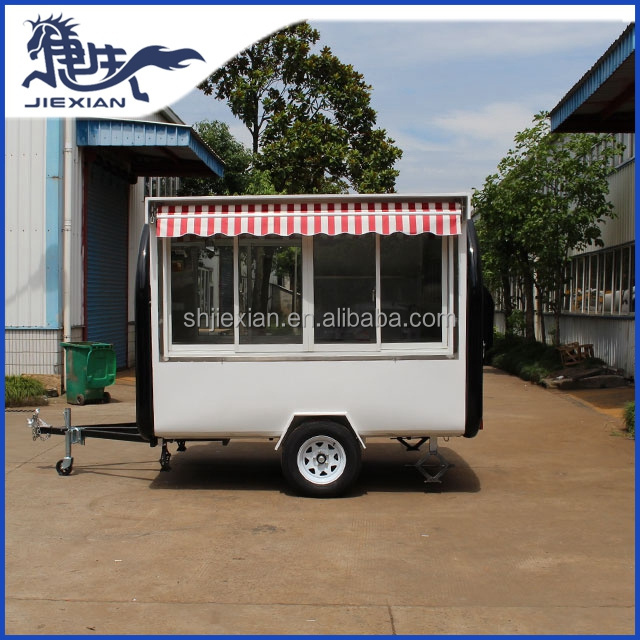 CE ISO approved Professional vending cart for Hot Dog, BBQ, Ice cream, Popcorn, Pizza, Coffee. Mobile food trailer for sale