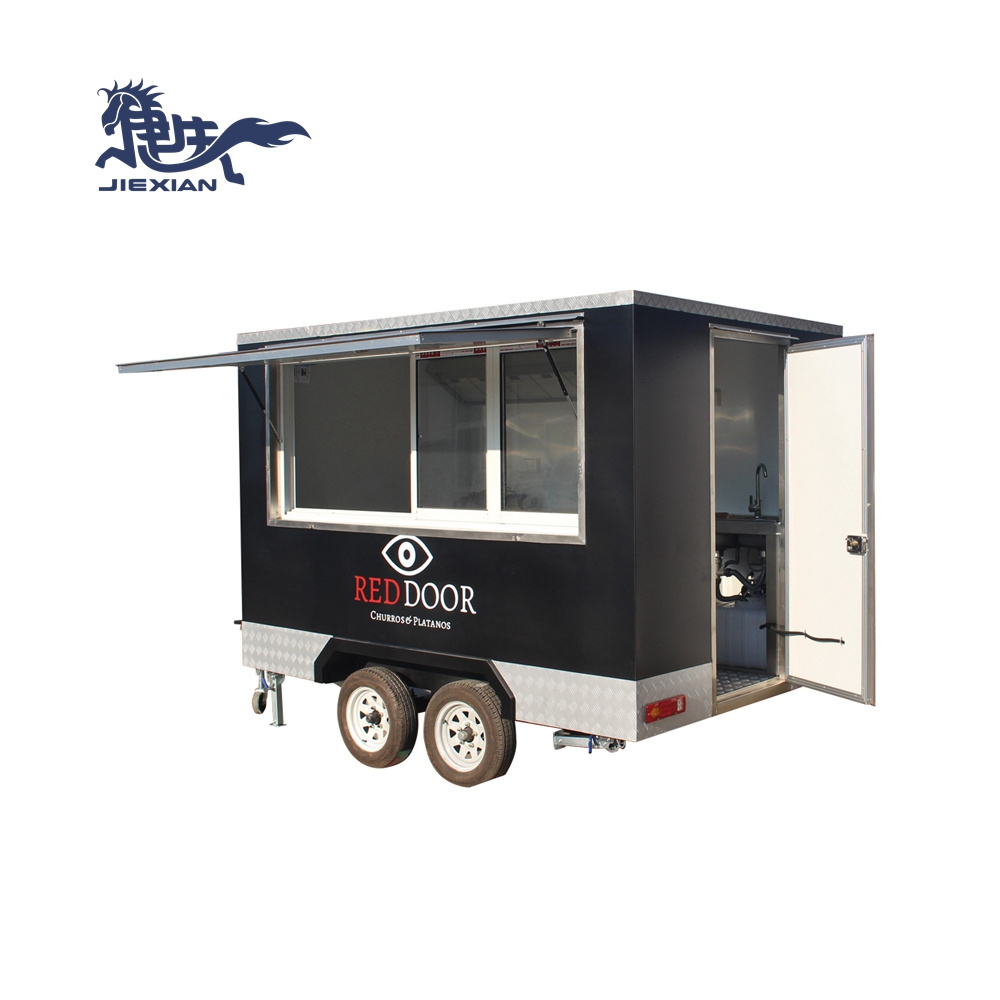 JX-FS300 Fully Equipped enclosed Mobile Food Concession Truck/Ice Cream Vending Trailer/Hot Dog Cart