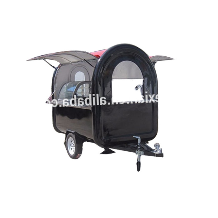 JX-FR220J Shanghai Jiexian mobile bar trailers shaved ice cart food truck for sale europe