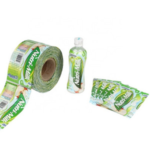 Heat Shrink Sleeve Band For Juice Packaging / PET PVC plastic Shrink Sleeve Labels