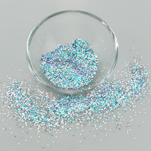 Reflective rainbow glitter