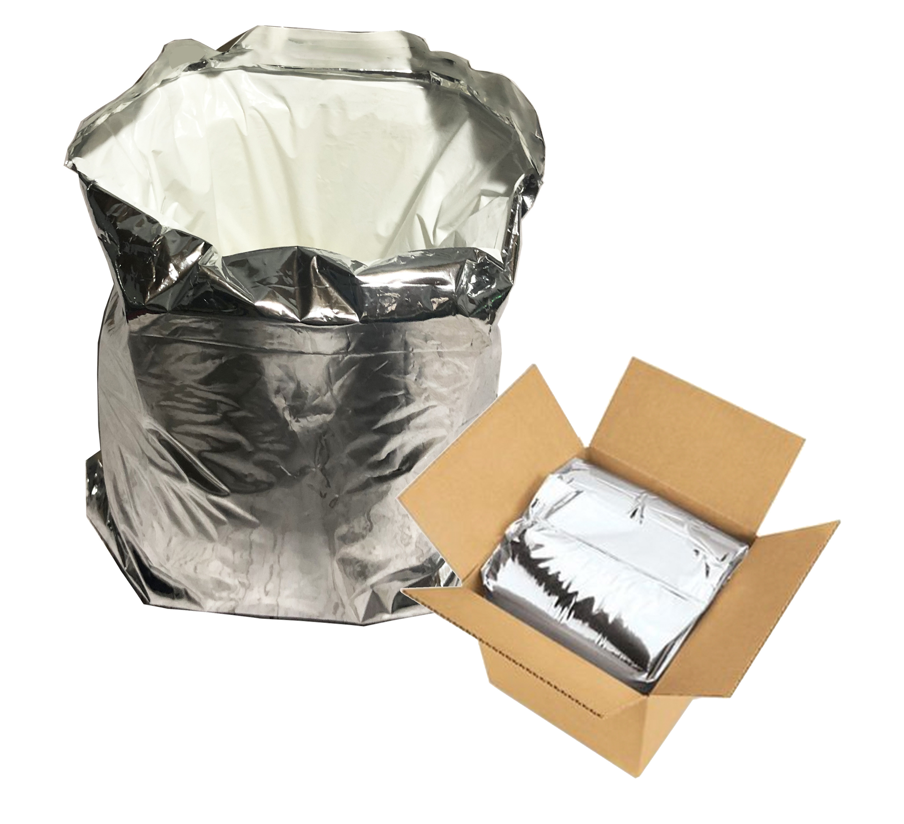 tomato Insulated Foam Corrugated Aluminum Foil Cold chain transportation box 50LB Custom Logo