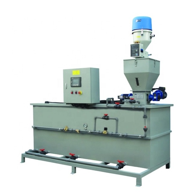 Automatic polyelectrolyte preparation PAM PAC Polymer Powder Dosing System