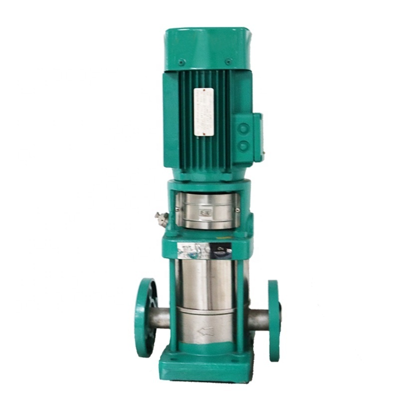 Stainless steel vertical booster multi stage centrifugal pump