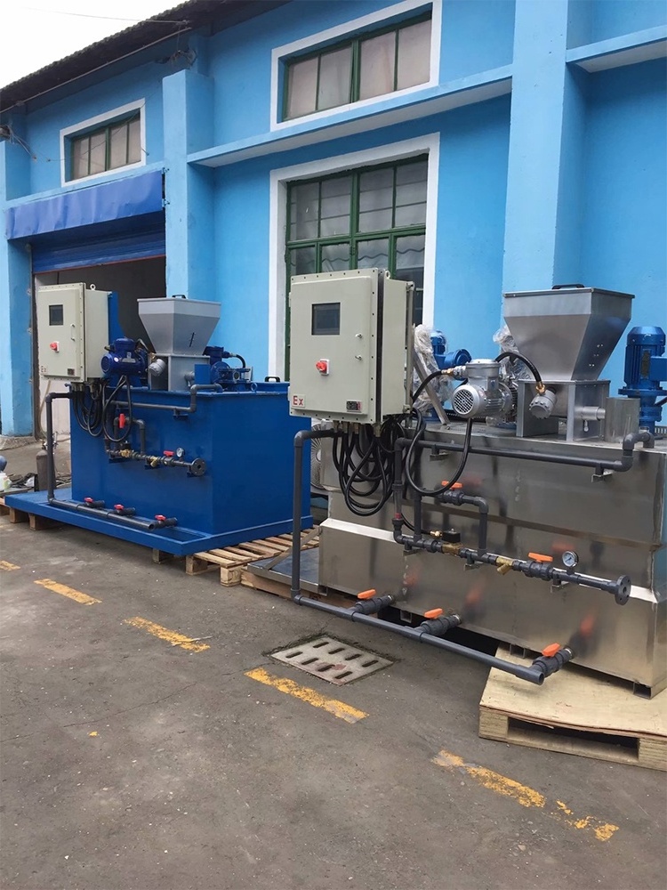 Automatic polyelectrolyte preparation PAM PAC Polymer Powder Dosing System