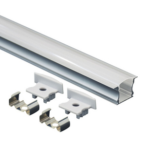 17X14A Drywall plaster in led aluminum channel recessed installation for cabinet and ceiling wall light