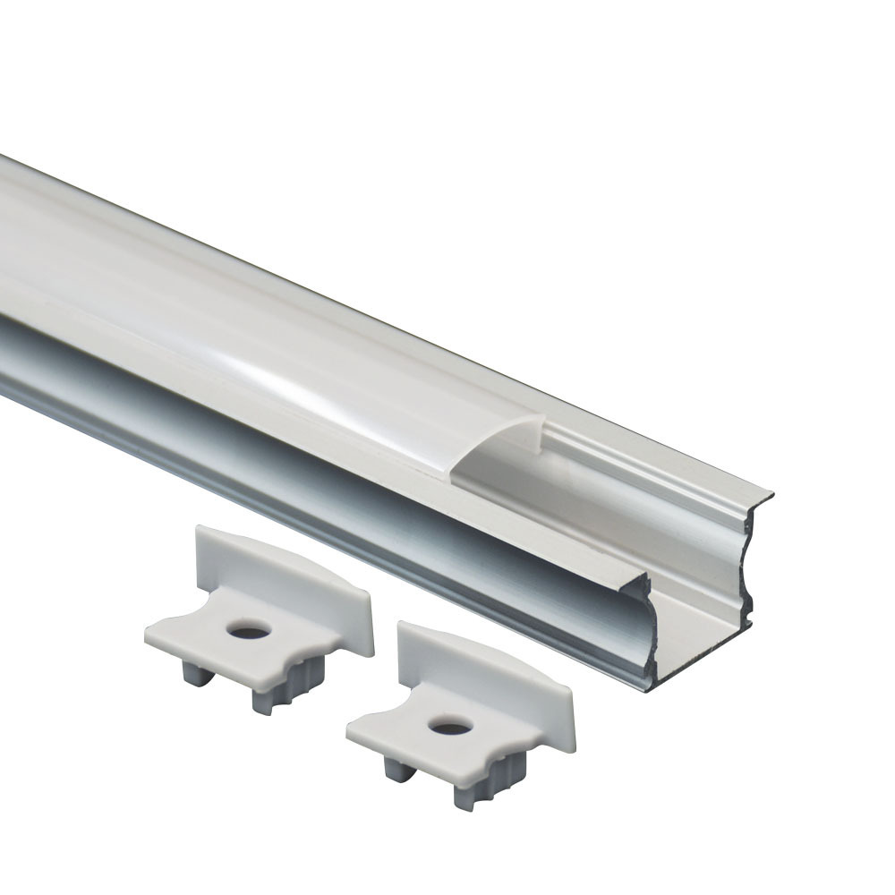 17X14A Drywall plaster in led aluminum channel recessed installation for cabinet and ceiling wall light