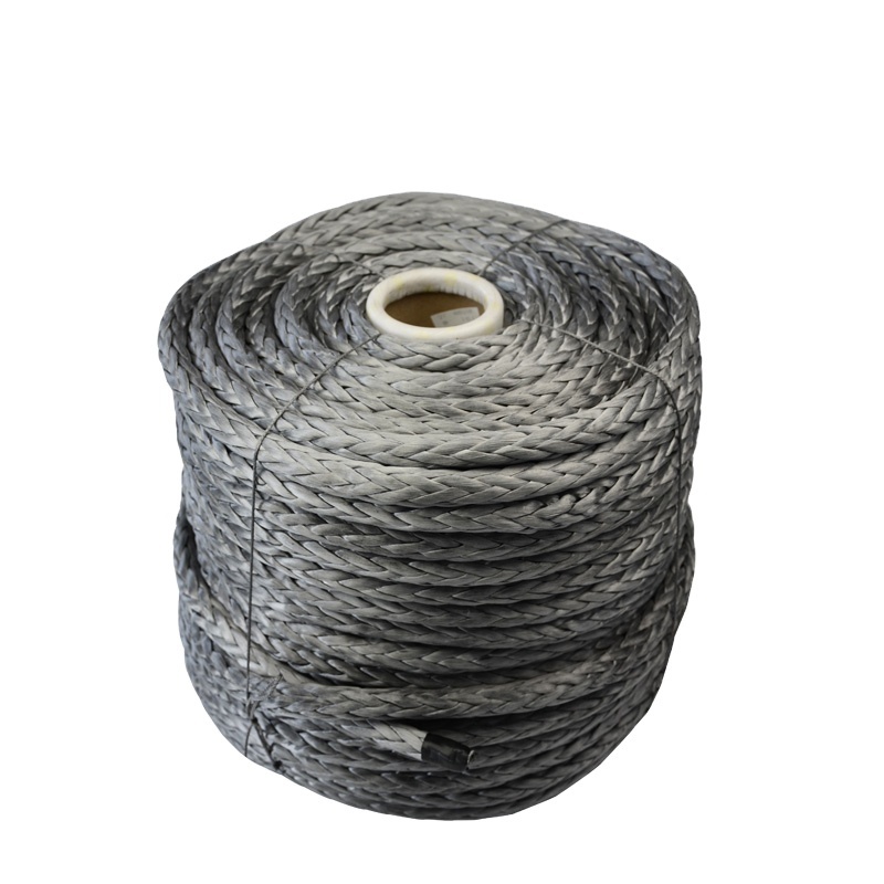 JINLI ROPE 12 Strand 100% Uhmwpe Fiber Marine Rope Used Mooring Ship Rope