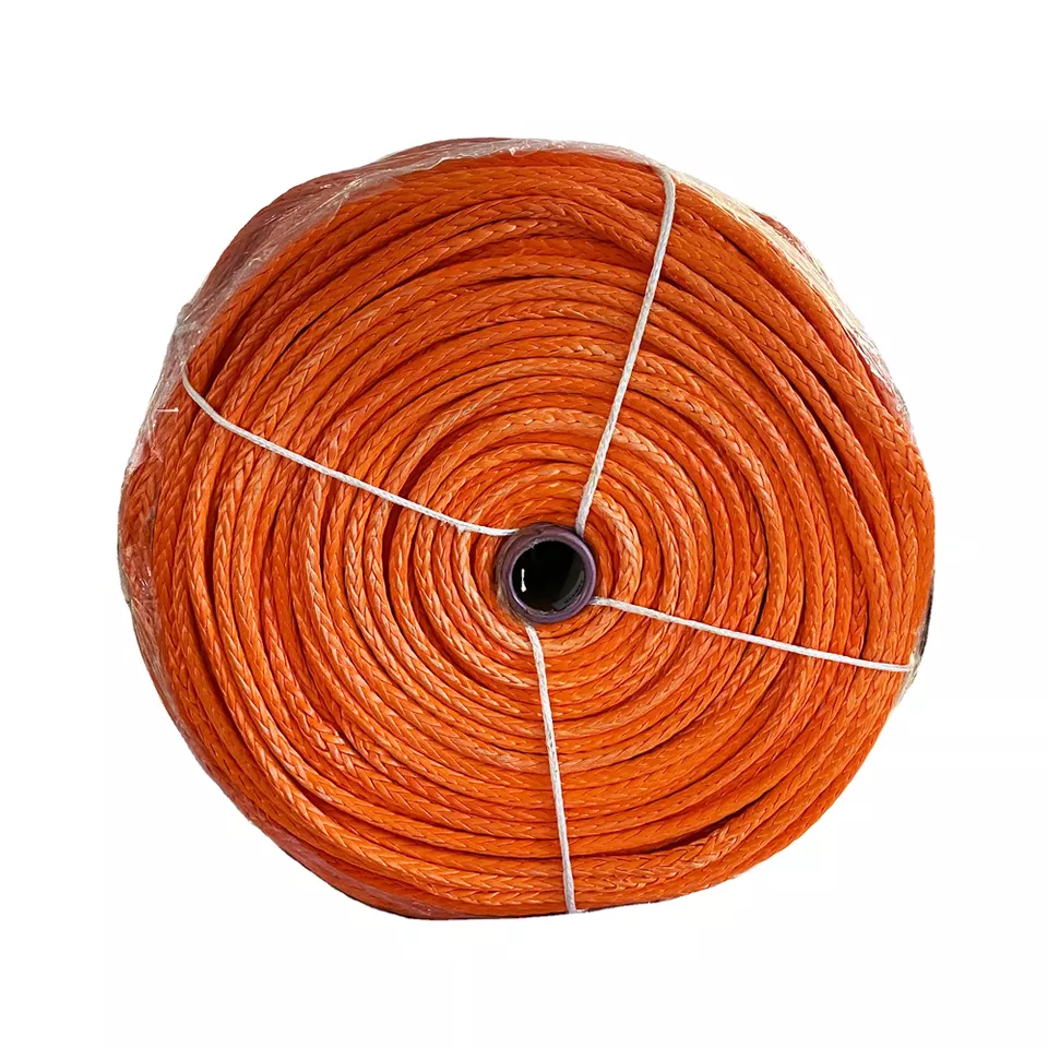 JINLI 24mm x 100m Factory Price UHMWPE Used Vessel Rope Mooring Ship Rope