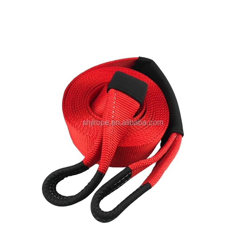 JINLI High quality polyester recovery truck tow strap