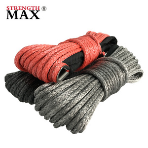 (JINLI ROPE)Synthetic Winch Rope With Aluminum Hawse Fairlead ATV Winch