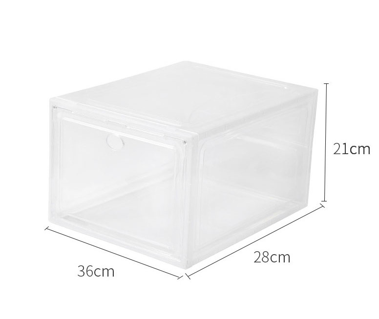 Wholesale Clear Customized Shoe Box With Custom Logo Display Case Led Shoe Storage Box With Light Acrylic Shoebox