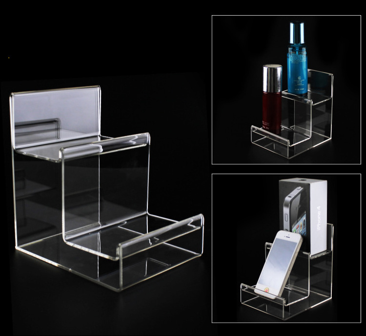 Acrylic purse display rack female handbag display rack transparent support transparent multi-layer display rack