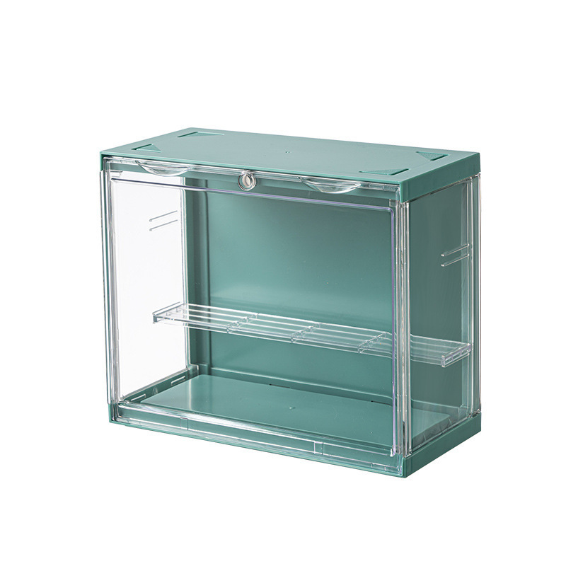 Bubble Mart hand office blind box display cabinet Lego storage rack acrylic doll transparent storage box wholesale