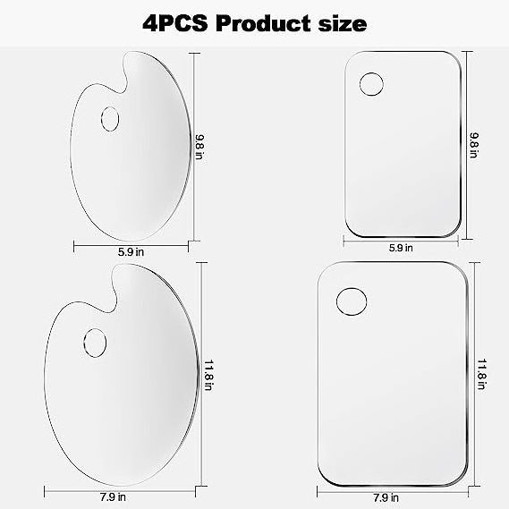 Custom 1mm/2mm/3mm/4mm/5mm thickness plastic glass transparent acrylic sheet