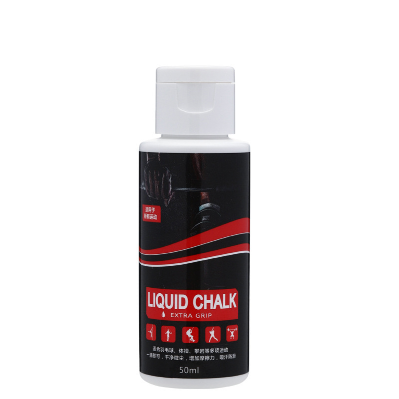 Custom logo sports climbing weightlifting Anti-Skid white liquid 250ml 50ml chalk gym liquid chalk